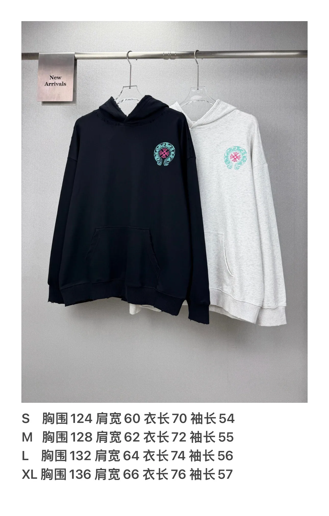 2026New Arrival 🪡 logo Same Style Quality😘😘 g Versatile 👍 ：Black、 Gray Size：S-XL
